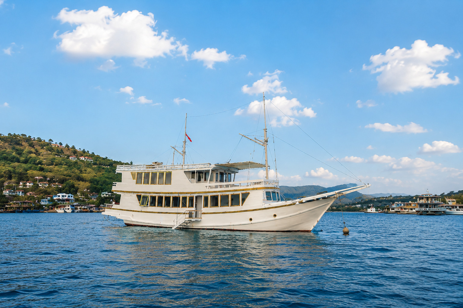 Queen Elyona Liveaboard sailing in Komodo National Park