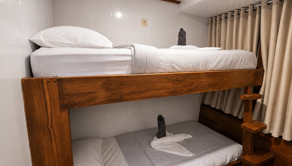 Private Cabin, Pink Beach, Padar Island, Liveaboard, blessing liveaboard, blessing, open trip on blessing, komodo boat tour